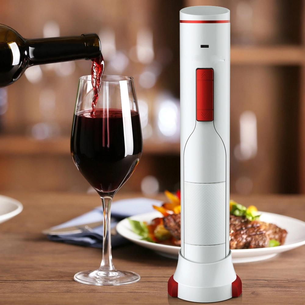 Exquisite Personalized Custom USB Recharge Button Operated Electric Wine Corkscrew