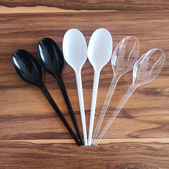 Free Samples Disposable Plastic PS Medium Weight 2.2g Spoon